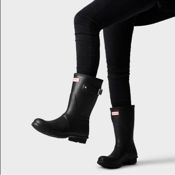 Hunter Shoes - Hunter Black Boots